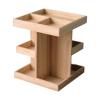 360 Rotating Makeup Organizer Cosmetic Holder Space Saving Display Stand Rack Skincare Perfume Organizer for Toiletries Dorm view 1