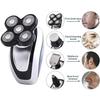 Electric Shaver for Men, 5-in-1 Bald Head Shaver with Beard Trimmer, Nose Trimmer & Cleaning Brush, USB Rechargeable Waterproof Rotary Razor view 2