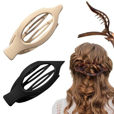 2025 New French Hair Claw Clips  Large Durable Hair Accessories for Women, Versatile Styling for Thick Hair (E)