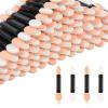 500pcs Eyeshadow Applicators Eye Shadow Brush Disposable Eyeshadow Applicator Sponge Tip Chrome Nail Powder Applicator Brushes Make up Applicators Double Sided Sponge Foam for Women view 1