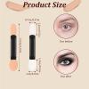 500pcs Eyeshadow Applicators Eye Shadow Brush Disposable Eyeshadow Applicator Sponge Tip Chrome Nail Powder Applicator Brushes Make up Applicators Double Sided Sponge Foam for Women view 2