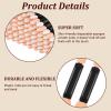 500pcs Eyeshadow Applicators Eye Shadow Brush Disposable Eyeshadow Applicator Sponge Tip Chrome Nail Powder Applicator Brushes Make up Applicators Double Sided Sponge Foam for Women view 3
