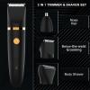 Kaleluv 3 in 1 Electric Body Hair Trimmer for Men, Multifunction Body Grooming Kit for Groin, Ipx7 Waterproof, Cordless Electric Razor for Men, Wet/Dry for Groin, Face, Beard, Nose (Pink) view 4