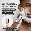 ARIOSOX 2 Pack Face Scrubbers, Silicone Body Scrubber Soft Bristles, Gentle Lather, Exfoliating & Deep Cleaning for Sensitive Skin, Giant Suction Cup Stick Securely (Body + Face Scrubber Black) view 2