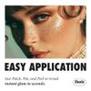 Fazit Makeup Patches - Show Stopping Speckles - Glow Up Make-Up Patches - Cute Glitter Makeup Accessories For Women - Cosmetic Glitter For Face view 3