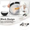 28 Black Facial Supplies 3 Facial Mask Mixing Bowls 3 Facial Fan Brushes 3 Mask Applicator Brushes 3 Mask Measuring Spoons Skincare Tray 3-Compartment Serving Tray 12 Facial Sponges 2 Spa Headbands view 4