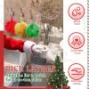 FuWeave 12 Pcs Christmas Bath Loofah Sponge Red Green Loofah Exfoliating Body Scrubber Shower Sponge 50g Mesh Shower Pouf Balls Gift Set for Women Men Bathing Accessories(Red,Green,Gold) view 3