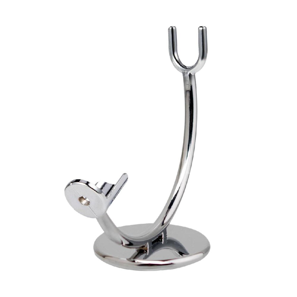 jojomis Straight Razor Stand Curved Metal Holder with Polished Finishing for Most Standard Sized Razors, Compact Bathroom Organizer