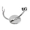 jojomis Straight Razor Stand Curved Metal Holder with Polished Finishing for Most Standard Sized Razors, Compact Bathroom Organizer view 3