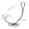jojomis Straight Razor Stand Curved Metal Holder with Polished Finishing for Most Standard Sized Razors, Compact Bathroom Organizer view 4