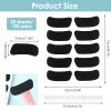 100 Pairs Sports Eye Black Stickers Breathable Eye Black Strips for Baseball Football Softball Lacrosse Fans Game Day Sports Supplies Football Party Favors, with 1 White Pencil view 2