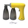 Electric Bubble Device Rechargeable Hair Perming Tool with 2 Bottles USB Cable Salon Styling Foam Machine- Yellow view 1