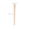 DECHOUS 1000pcs Wooden Wax Sticks: Body Leg Face Eyebrow Wax Spatula Applicator Tools Spatulas For Hair Removal & Smooth Skin view 2