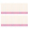 Healvian 50pcs Wooden Nail Stick: Wooden Cuticle Pusher Sticks For Nails - Dual-Ended Sanding Tools For Manicure Pedicure Diy Detailing And Polishing view 1