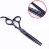 6 Inch Hair Cutting Scissors with Case - Sharp and Precise Cut, Perfect for Women and Men (Black FlatCut6Inch) view 3