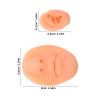 SAFIGLE 3pcs Silicone Body Parts Model Set Realistic Human Ear Nose And Mouth Mold Flexible Silicone Fake Body Parts For Piercing Practice And Makeup Training view 2