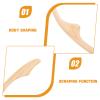 DECHOUS 3Pcs Wooden Guasha Tool: Manual Acupoint Stick for Facial Body Massage - Acupoint Massage Tool Sculpting Massager for Relaxation view 3
