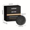 Full Gray Coverage, Natural Black & Beard Dye - Easy Application for Gray Hair with Sesame, Charcoal and Ginseng Extract for Silky Smooth Hair and Natural Shine - 2 pcs view 3