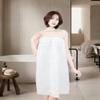 6 Pcs Spa Wraps Non Woven Towel Bathrobe, Shower Skirts Sweat Steaming Bathrobe for Salon Beauty Sweat Steaming(White) view 2