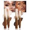 FeiCuiYun 2Pcs Dual-Ended 2-in-1 Cream Contour & Highlighter Stick Makeup For Face & Body  Waterproof, Long-Lasting, Suitable for All Skin Tones, (05+06) view 1