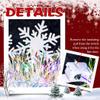 Uranian Light Up Christmas Headbands LED Snowflake Hairbands Glitter Snowflake Halo Crown Glow Festival Hair Accessories for Women view 3