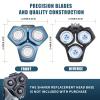 2 Pack SH71/50 Shaving Heads Compatible with Phili*s Shavers Series S5000 (S5XXX),S7000 (S7XXX) (BLUE) view 4