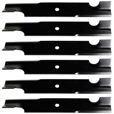 (6) Notched Blades Fits Scag 2 for 32" Deck 3 for 48" Deck 48110 481706 481710