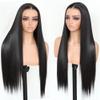 U&A Ua Hair 9x7 Glueless Synthetic Lace Front Wig Wear And Go Pre Plucked Pre Cut Straight Wig Vivid Self Growing Clean Hairline with Tiny Knots Natural No Glue Wig 22Inch view 1