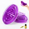 2Pcs Meridian Massage Brush, Handheld Massage Brush for Belly, Beauty Professional Full Body Relaxation Massager Brushs Tools, SPA Meridian Pressure Brushes with Essential Oils (Light Purple-1) view 1