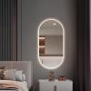 24V Full-Power Bathroom Vanity Mirror with Lights for Wall - Frameless Fogless Pill-Shaped Lighted Glass Mirror for Makeup and Shaving(Vertical,70x90cm) view 1