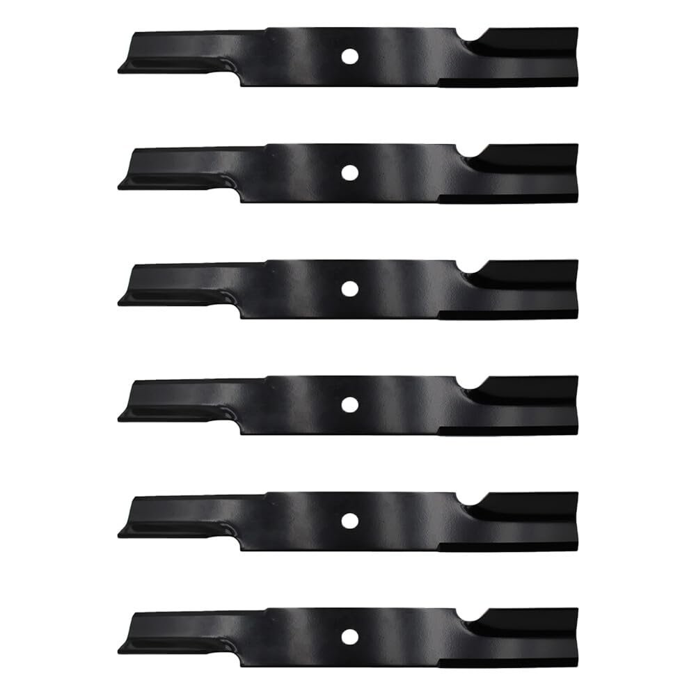 (6) 596-344 Notched Air-Lift Blades Fits Wright 52" Stander