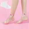 400-Pack Disposable Plastic Foot Covers Leak-Proof Paraffin Wax Liners, Moisturizing Socks with Anti-Slip Design for Pedicure, Spa, Cracked Heel Care & Shoe Trials (Includes 400 Stickers) view 1