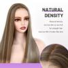 U&A Ua Hair 9x7 Glueless Synthetic Lace Front Wig Wear And Go Pre Plucked Pre Cut Straight Wig Vivid Self Growing Clean Hairline with Tiny Knots Natural No Glue Wig 22Inch view 2