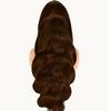 13x4 HD Lace Front Wig180% Density Brazilian Human Hair - #33 Chocolate Body Wave (Party & Daily Wear) (20inches) view 1