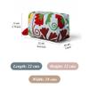 Huar Travel Makeup Bag- Large Capacity Cosmetic Bags for Women - Water Resistance Lining Portable Pouch & Open Toiletry Bag - Perfect Girls Makeup Organizer for Travel Essentials (Sky Blue) view 4