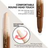 evpct Nuetral Nude & Beige Cream Foundation Stick Face Body Makeup Dual Ended, no Transfer Waterproof 2in1 Cream Concealer Stick Contouring Makeup, Nose Contour Bronzer Sticks Face Highlighter Make up view 3