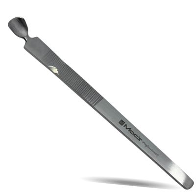 Cuticle Pusher A10  Pointed Knife & Flat End Stainless Steel Nail Care Tool  Professional Cuticle Remover, Nail Scraper & Cleaner  Dual End Manicure & Pedicure Tool for Salon & Home (A11)