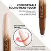 evpct Darker Nude & Light Pink Cream Foundation Stick Face Body Makeup Dual Ended, no Transfer Waterproof 2 in 1 Cream Concealer Stick Contouring Makeup, Nose Contour Bronzer Sticks Face Highlighter view 3