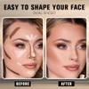 evpct Darker Nude & Light Pink Cream Foundation Stick Face Body Makeup Dual Ended, no Transfer Waterproof 2 in 1 Cream Concealer Stick Contouring Makeup, Nose Contour Bronzer Sticks Face Highlighter view 4