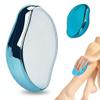 Crystal Hair Removal Device for Women and Men Painless Exfoliating Hair Eraser, Reusable & Washable Body Hair Remover (Blue) view 2