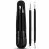 EFAH Care 2Pcs Stainless Steel Pimple Extractor Acne Treatment Tool Surgical Blemish Grade Blackhead Remover Perfect for face and Nose Easy to Clean (Black) view 1