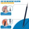 EFAH Care 2Pcs Stainless Steel Pimple Extractor Acne Treatment Tool Surgical Blemish Grade Blackhead Remover Perfect for face and Nose Easy to Clean (Black) view 2