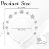 guduling 2 Pcs Star Crown,Star Headband,2 Color Sun Crown,Glitter Bridal Hair Band Headpiece Accessories for Women Bridal Wedding Costume Cosplay Accessories(Gold,Silver) view 2
