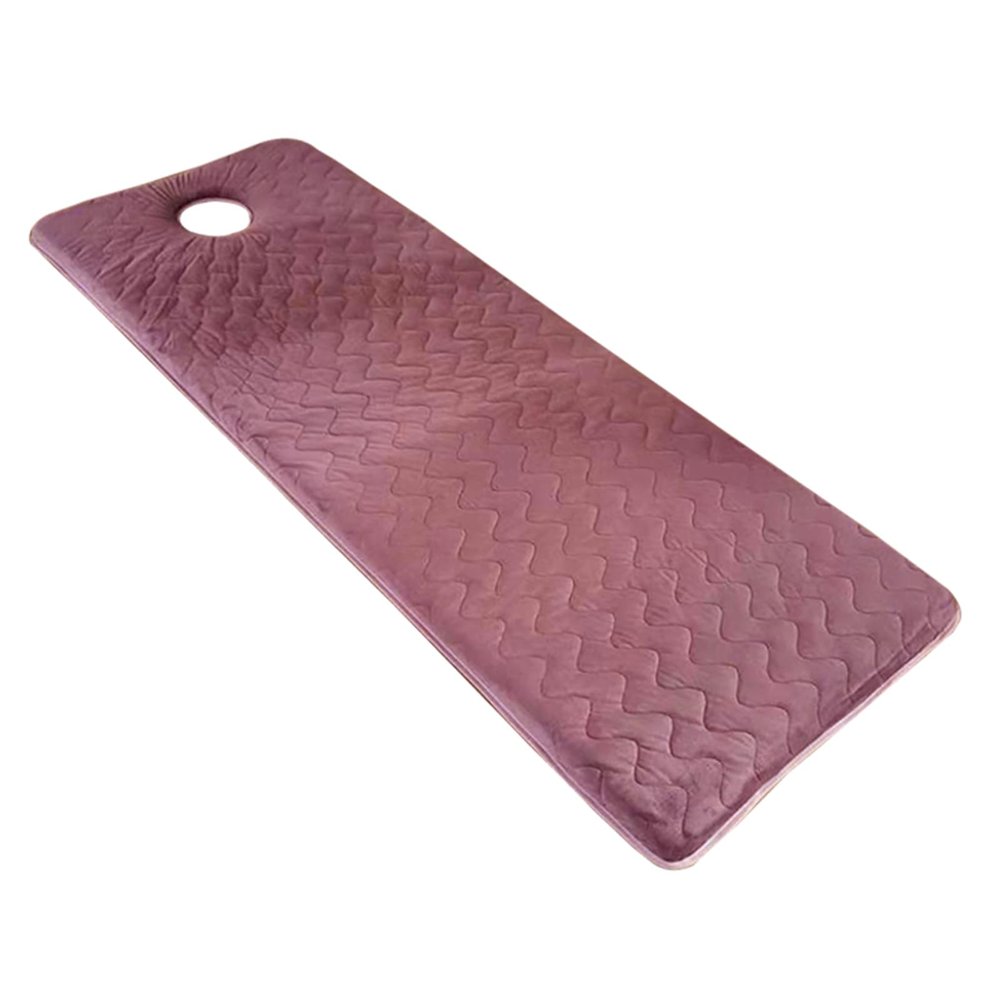 YANGAFJDUA Breathable Massage Table Cushion Pad with Hole, Soft Memory Foam Mattress Topper for Massage Bed, Multifunctional Spa Memory Foam Mattress Ideal Table Accessories,B,70x185cm/27x73in