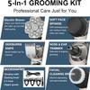 2025 New 9D Head Shavers for Bald Men, 5-in-1 Electric Razor Bawldy 9.0 Floating Pro Ultra Groomie Shaver IPX6 Waterproof with LCD Display Type-C Rechargeable Wet Dry Use Grooming Kit view 4