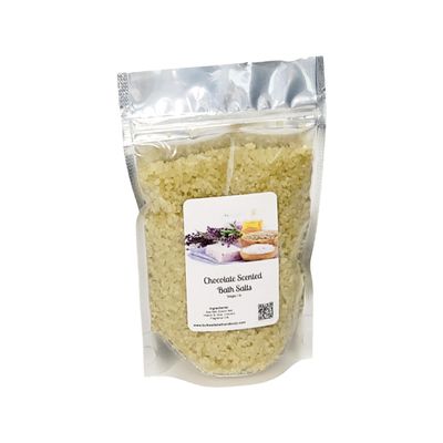 Bath Salts | 1lb Bag (16oz.) | Choose Your Scent | Epsom Salt | Sea Salt| Bathing | Body Care | Beauty | Relaxation | Spa | Pedicure | Manicure | Soak (Chocolate)
