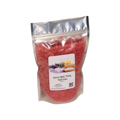 Bath Salts | 1lb Bag (16oz.) | Choose Your Scent | Epsom Salt | Sea Salt| Bathing | Body Care | Beauty | Relaxation | Spa | Pedicure | Manicure | Soak (Spiced Apple Toddy)