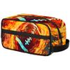 Foerrkelg Sport Fire Ball Theme Travel Toiletry Bag for Men American Football Hanging Kit - Waterproof Shaving Bag Bathroom Bags Wash Bag for Toiletries Accessories view 1