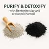 2-Pack Bentonite Clay & Activated Charcoal Detox Soap Bars  Handmade Face & Body Soap with Lavender & Eucalyptus Essential Oils and Grapeseed Oil  Gentle Cleansing & Refreshing, 4 oz Each (3-Pack) view 3