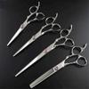 5.5/6/7 inch Plum Handle Hairdressing Scissors - Professional Hair Scissors Set for Makeup and Thinning view 1